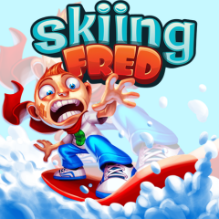 Skiing Fred