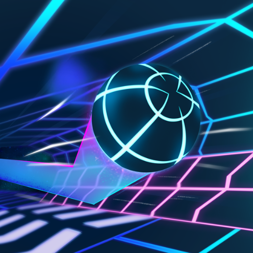 Control the neon ball in Slope 3 online!